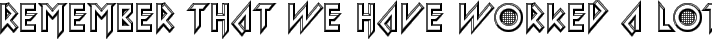 Iomanoid typography TrueType font