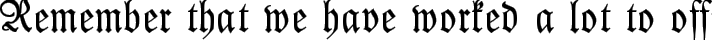 Kleist-FrakturZierbuchstaben typography TrueType font