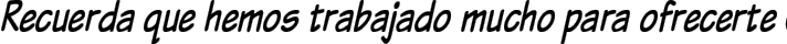 Komika Text Tight Italic fuente tipográfica TrueType TTF