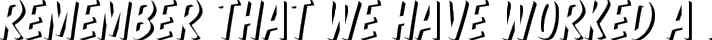 Komika Title - Emboss typography TrueType font