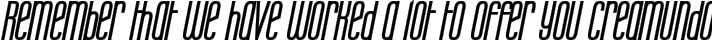 Labtop Unicase Bold Italic typography TrueType font