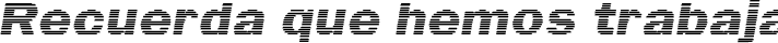 Linear Beam    0.5 fuente tipográfica TrueType TTF