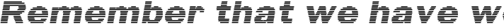 Linear Beam    0.5 typography TrueType font