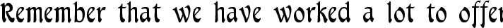 Menuetto typography TrueType font