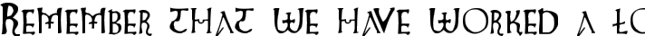 Oblok typography TrueType font