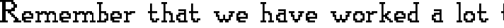 Pixel typography TrueType font