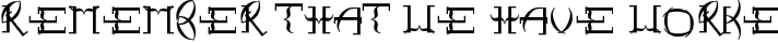 Point Brackett typography TrueType font