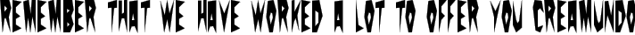 PricklyPear typography TrueType font
