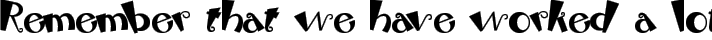 RhubarbPie typography TrueType font