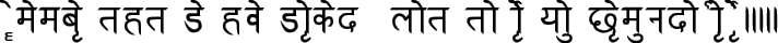RK Sanskrit typography TrueType font