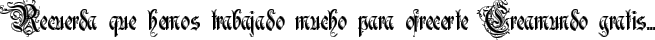 Rothenburg Decorative fuente tipográfica TrueType TTF