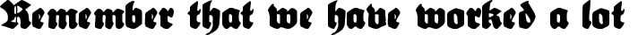 Sebaldus-Gotisch typography TrueType font