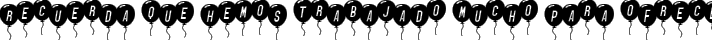 SF Balloons Italic fuente tipográfica TrueType TTF
