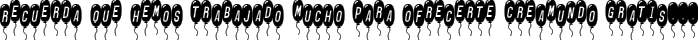SF Balloons Thin Italic fuente tipográfica TrueType TTF