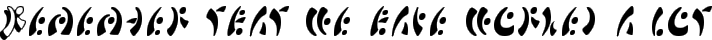 SF Fedora Symbols typography TrueType font