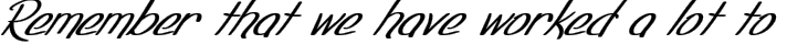 SF Foxboro Script Extended Italic typography TrueType font