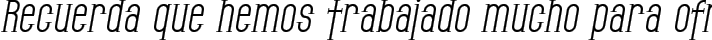 SF Gothican Oblique fuente tipográfica TrueType TTF