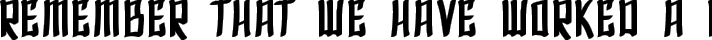 SF Shai Fontai Bold typography TrueType font