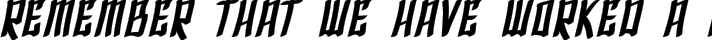 SF Shai Fontai Bold Oblique typography TrueType font