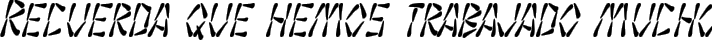 SF Wasabi Condensed Italic fuente tipográfica TrueType TTF