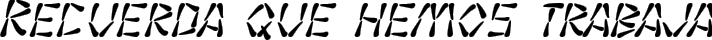SF Wasabi Italic fuente tipográfica TrueType TTF