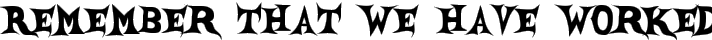SheCreature typography TrueType font