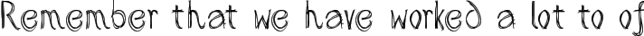 SketchedAlphabet typography TrueType font
