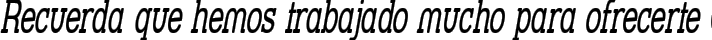 Street Slab - Super Narrow Italic fuente tipográfica TrueType TTF