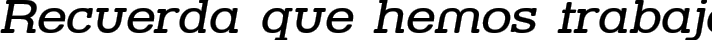 Street Slab - Wide Italic fuente tipográfica TrueType TTF