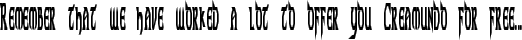 Techno Longer typography TrueType font