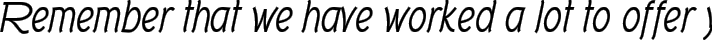 Tork Italic typography TrueType font