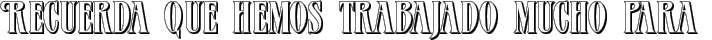 Verve Shadow fuente tipográfica TrueType TTF