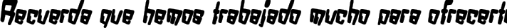 VTC Bad DataTrip Bold Italic fuente tipográfica TrueType TTF