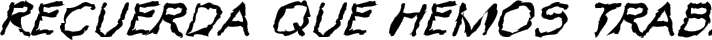 VTC Krinkle-Kut Regular Italic fuente tipográfica TrueType TTF