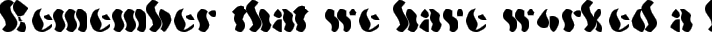 Wavy Optickal typography TrueType font
