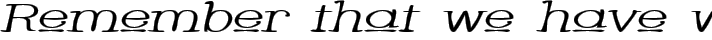 Whackadoo Upper Wide Italic typography TrueType font