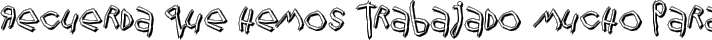 WildThingShadow fuente tipográfica TrueType TTF