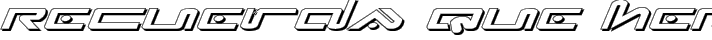 Xephyr Expanded Shadow Italic fuente tipográfica TrueType TTF