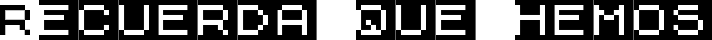 ZX81 fuente tipográfica TrueType TTF